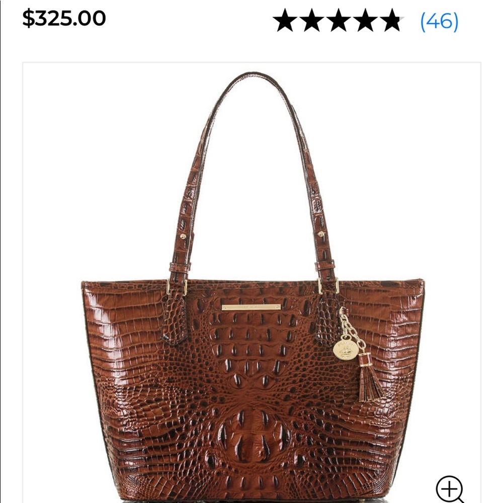 Authentic Brown Brahmin Medium Asher Shoulder Pur… - image 2